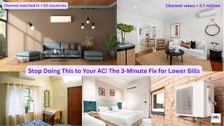 Stop Doing This to Your AC! The 3 Minute Fix for Lower Bills | 3-Minute AC Trick to Lower Your Bill