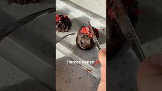 Çilek Dolgulu Brownie Topları