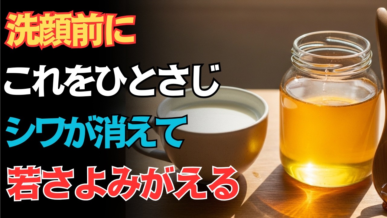 ６８歳皮膚科医が実践！３５年続けた朝の洗顔法｜洗顔前のスプーン１杯で目元のシワとほうれい線がふっくら