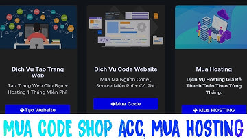 Cách Tạo Shop Acc Game, Mua Hosting, Tên Miền Giá Rẻ [ADONIS]