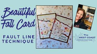 Details Easy Fault Line Card Tutorial | Simple Fall Card Making Technique Guide