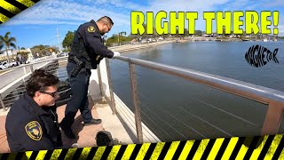Multiple stolen guns found magnet fishing a community park! #magnetjunkie #magnetfishing #fishing