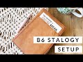 B6 Stalogy Flip Through | Setup | HANDSTITCHEDLEATHERT cover