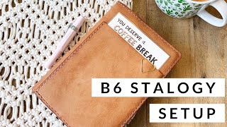 B6 Stalogy Flip Through | Setup | HANDSTITCHEDLEATHERT cover