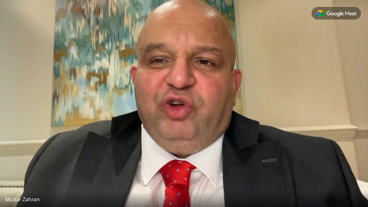 Jordanian Opposition leader Palestinian Mudar Zahran/Talkline With Zev Brenner