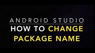 How to change package name in android studio screenshot 2
