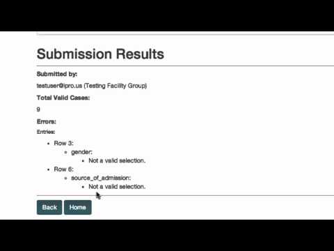 IPRO Clinical Data Portal: Sepsis Data Collection File Upload Process