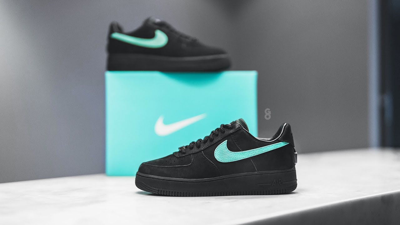 Nike x Tiffany & Co Air Force 1 1837 and silverware