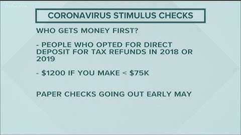 What you need to know about the stimulus check you will receive