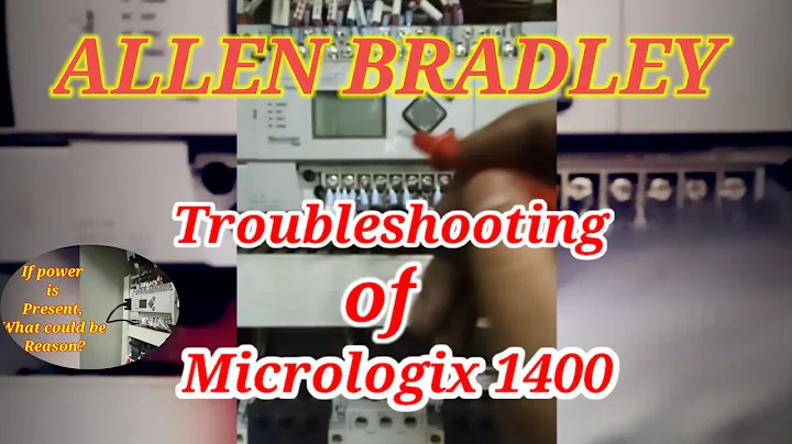 MICROLOGIX 1400 TROUBLESHOOTING||Allen-Bradley|| How To Restart Micrologix 1400 if display is blank?