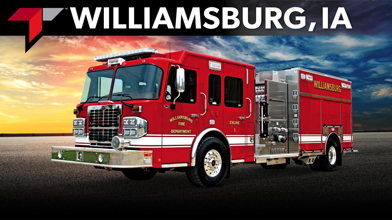 Williamsburg, Iowa, Toyne Pumper Tanker Fire Apparatus Delivery YouTube