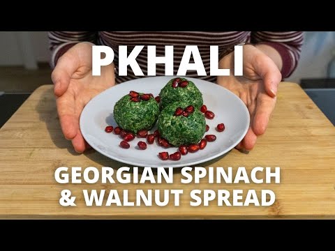 Pkhali Recipe: Georgian Spinach \u0026 Walnut Spread