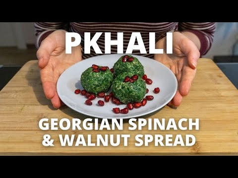 Pkhali Recipe: Georgian Spinach \u0026 Walnut Spread