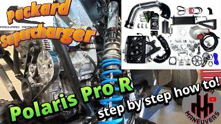 380+ hp Pro R Packard Supercharger install video, detailed