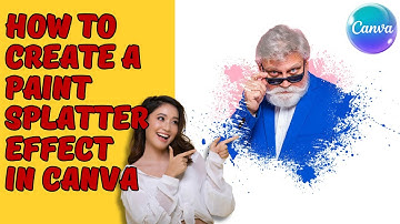 How to Create a Paint Splatter Effect in Canva