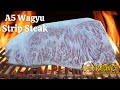 A5 Japanese Wagyu Strip Steak on the Weber Kettle! Most EXPENSIVE piece of meat I have ever cooked!