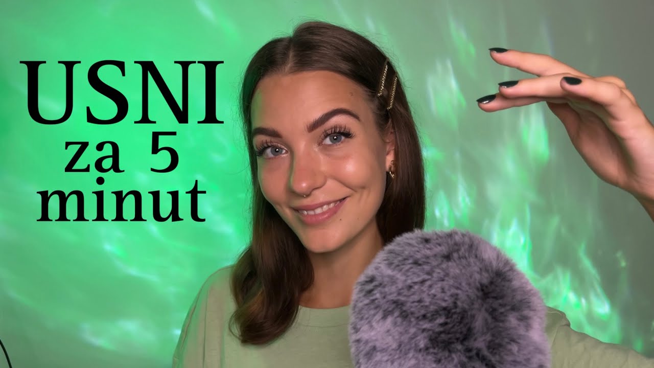 ASMR usni za 5 minut 🌙💤  Energy rain / Déšť energie ☔️