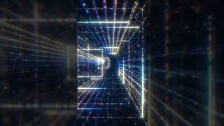 Celebrity • Túnel Digital Quadrado de Big Data 3D com Matriz Futurista Net Worth
