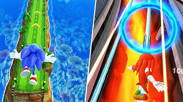 Sonic Dash Vs Sonic Boom Gameplay Walkthrough Video Android, iOS