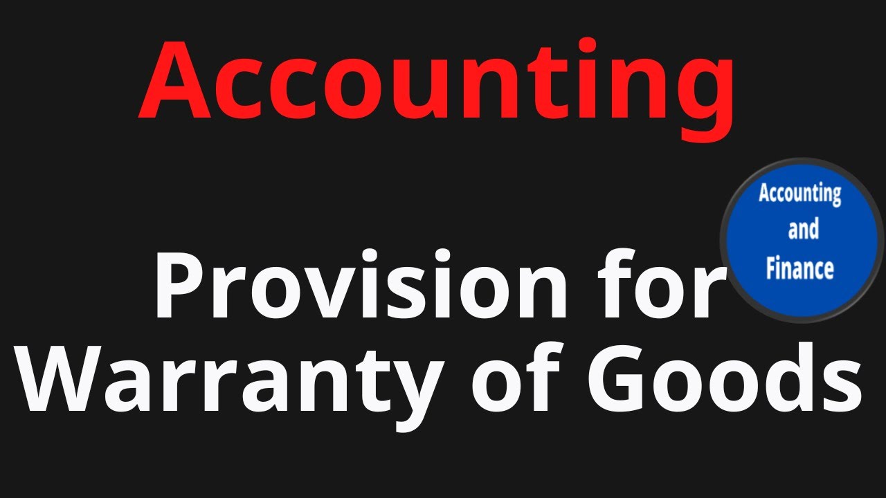 Provision for Warranty of Goods YouTube
