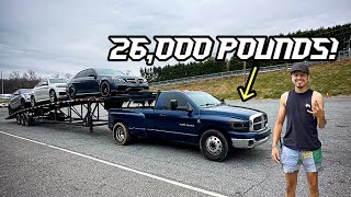 THIS IS WHY THE RAM 3500 IS THE ULTIMATE TOW RIG! (2006 RAM 3500 5.9 CUMMINS)