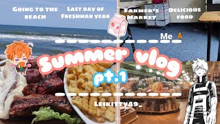 Vlog Summer Pt.1 Going To The Beach Last Day Of Freshman Yearfooddesign Printplaza