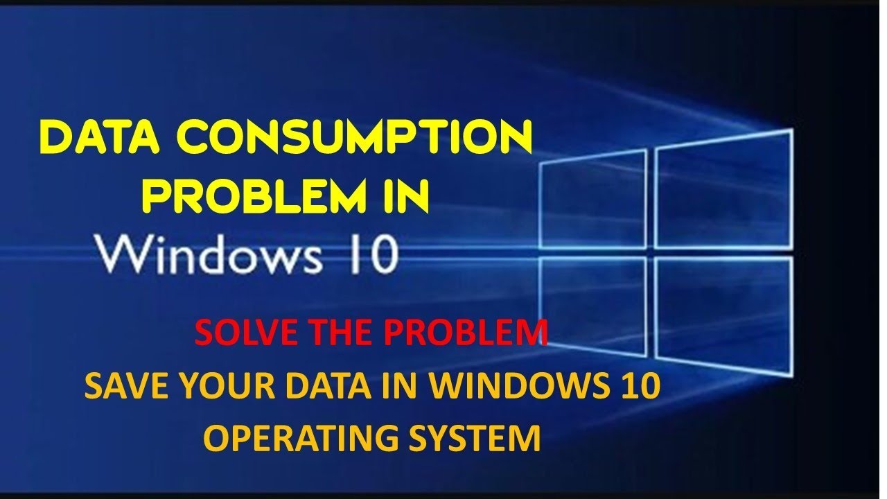 Solve high Data consumption problem in Windows 10.// Full tutorial  video