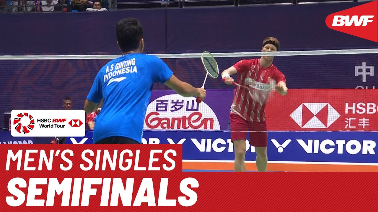 SF | MS | Anthony Sinisuka GINTING (INA) [7] vs. Anders ANTONSEN (DEN) [8] | BWF 2019