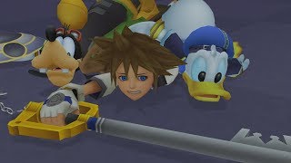 Sora Meets Donald and Goofy Their First Fight - Kingdom Hearts HD 1.5 ReMIX