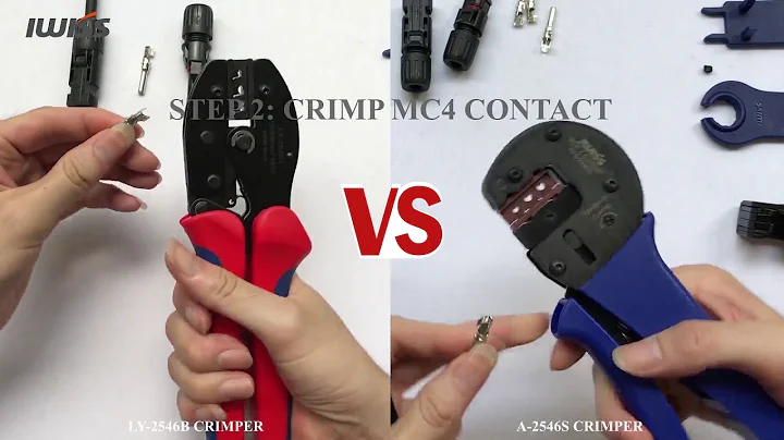 IWISS SOLAR MC4  CRIMPING TOOLS