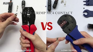IWISS SOLAR MC4  CRIMPING TOOLS