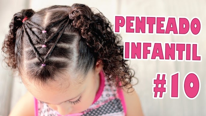 Pin de pessoa em CACHOS  Penteado infantil simples, Pentiado para cabelo  cacheado, Penteados infantis