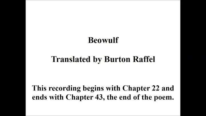 Beowulf Audiobook (part 2) translated by Burton Ra...