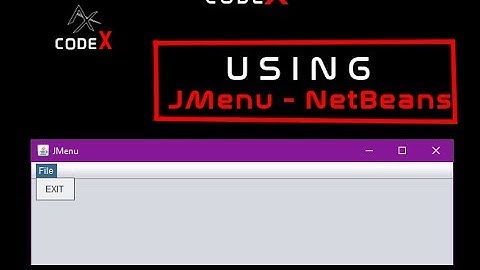 How to create & use JMenuBar, JMenuItem | Java Tutorial#2 | CodeX ARBX 2019