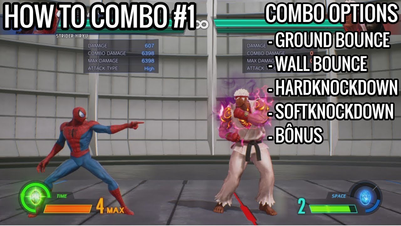 MVCI - HOW TO COMBO #1 - COMBO OPTIONS!