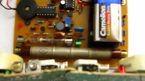 Geiger Driver, Radiation Detector DIY Kit Prototype