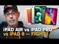 iPad Air 4 vs iPad Pro 11 vs iPad 8 — FIGHT!