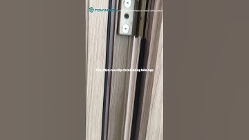 Cửa nhôm tổ ong vân gỗ kết hợp khóa thông minh vân tay, thẻ từ, mật khẩu