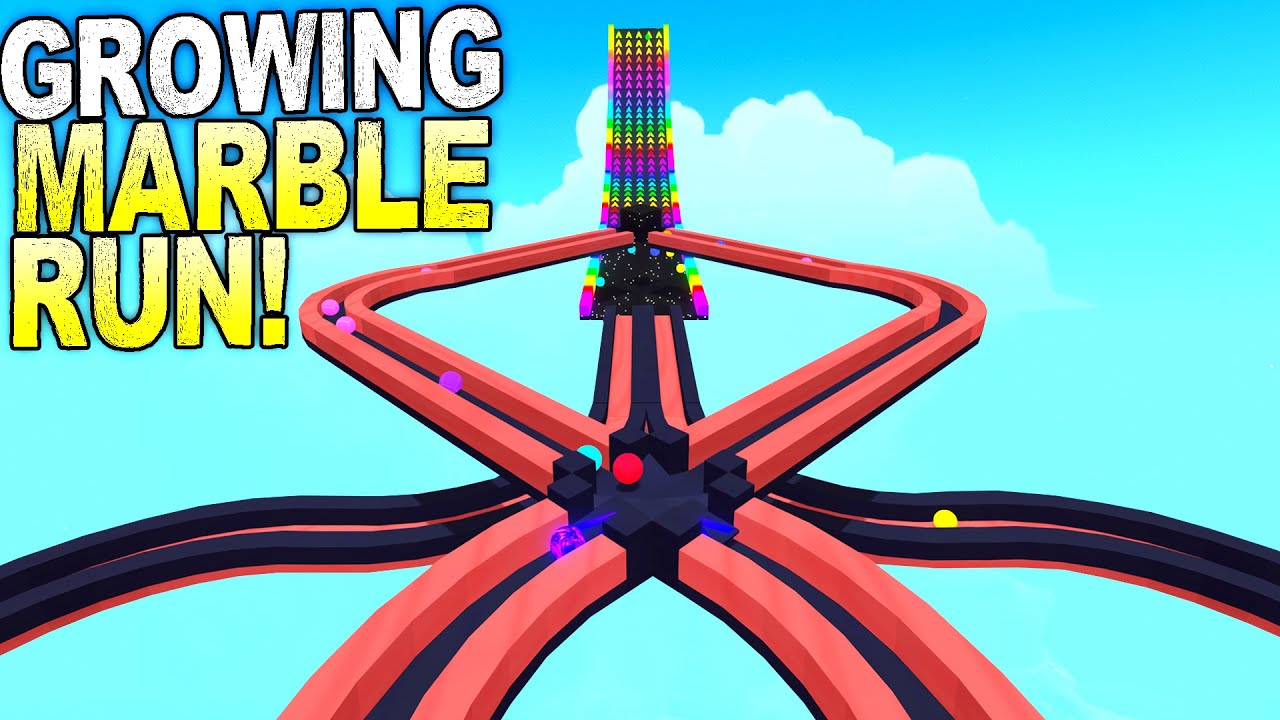 Creating a Giant Marble Run By Extending drae's Course! Marble World