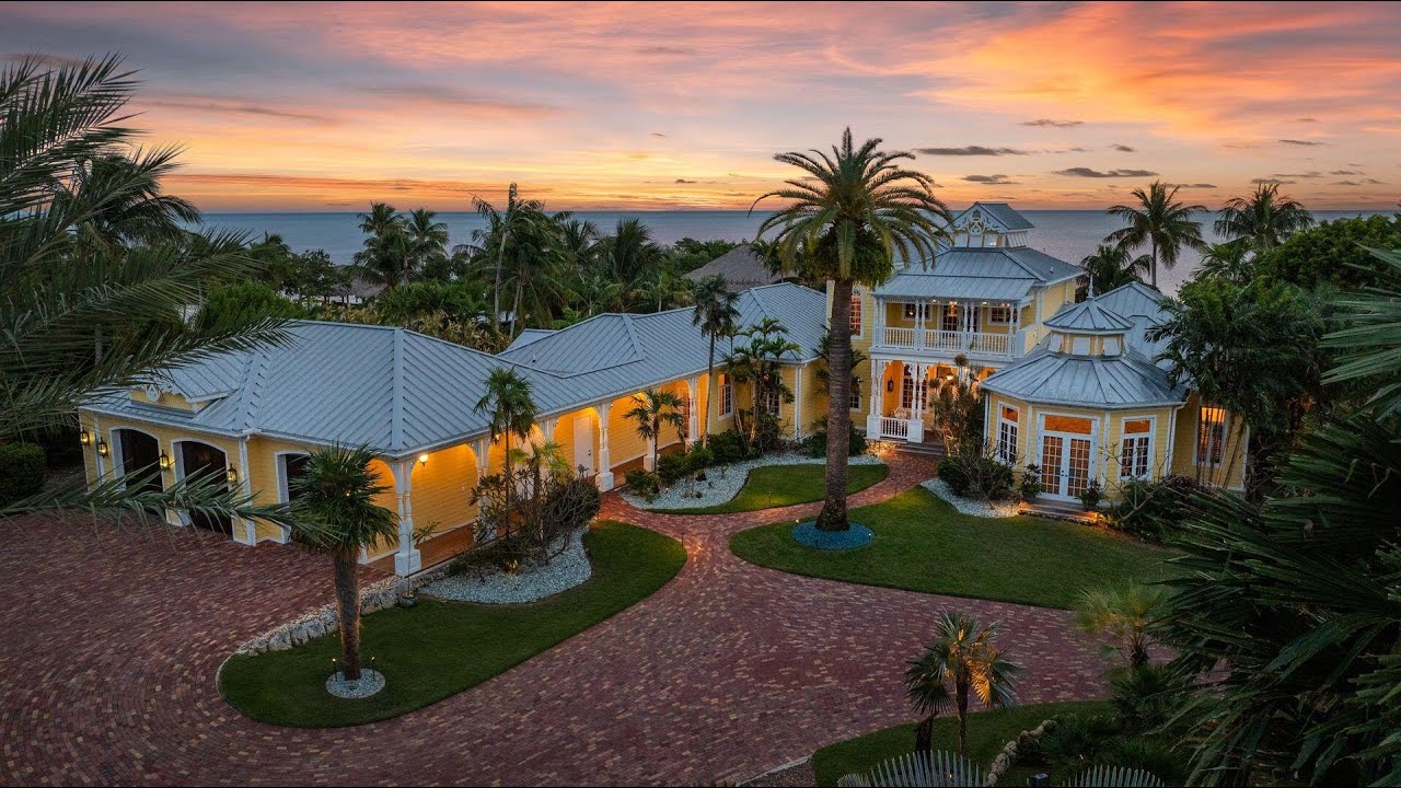 LUXURIOUS $21,000,000 MANSION IN THE FLORIDA KEYS! - YouTube