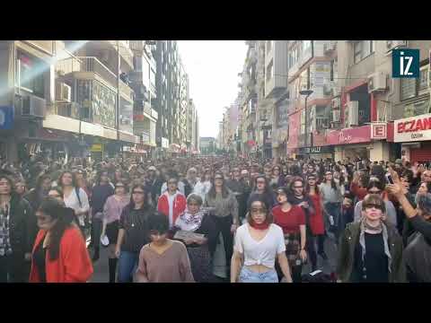 İzmir’de Las Tesis sesleri: Asla yalnız yürümeyeceksin