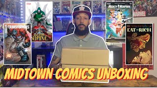 MIDTOWN COMICS UNBOXING| NCBD BOOKS | FIRST APPEARANCE | ISSUE 1βs | SPEC BUYS