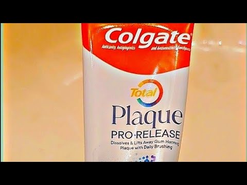 COLGATE TOTAL PLAQUE PRO RELEASE REVIEW! #productreview #viralvideo