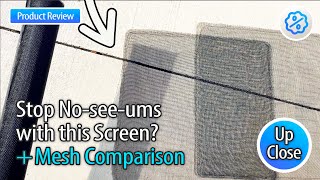 Best Screen for Tiny Bugs? 36"x84" Charcoal Insect Screen Mesh Review