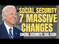 7 MASSIVE Changes For Social Security Beneficiaires in 2024 | Social Security, SSI, SSDI Payments