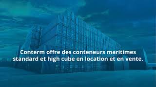 Conterm maritime de 40': Standard versus High Cube
