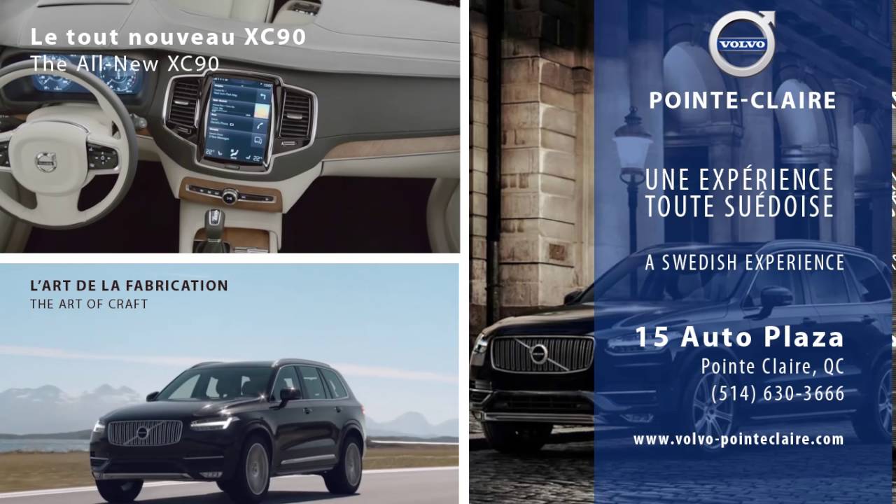 Volvo PointeClaire Auto Dealership YouTube