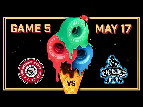 May Meltdown 2025 - Game 5 - Beehive Skate Revolution vs Ark Valley High Rollers