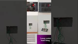 Luxury switch board fitting #dipakplumberpurulia #electrical