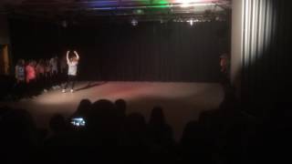 Victoria at the school Showcase - Easter 2017